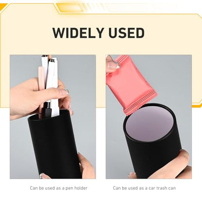 4 PCS Car Tissue Holder, Car Cup Holder Facial Tissues, Convenient Cylindrical Automotive Tissue Box, Universal for Most Cars (White) - color: White