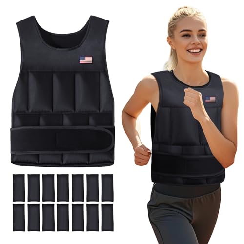 Adjustable Weighted Vest for Men Women,2-30 Lbs Adjustable Weighted Vest with Straps Womens Running Weight Vest for Walking Strength Training Fitness - size: Adjustable 2-12 Lbs