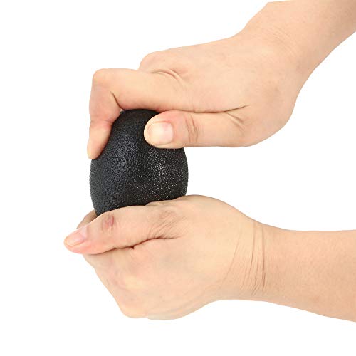 Hand Squeeze Stress Balls Set with Carry Bag 3 Resistance, Finger Wrist Arthritis Therapy Rehab Exerciser, Carpal Tunnel, Stroke Rehabilitation Equipment