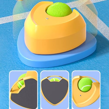 Tool Quick Setup None Water Tennis Practice Equipment Includes Ball for High Bounce Training Enduring Tennis Trainer Rebounds with Rope None Water