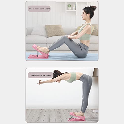 9Gear Anti Slip Portable Slant Board Foot Stretch Wedge Board Foot Massage Tension Plate Adjustable Incline Board Calf Ankle Stretcher - color: Green