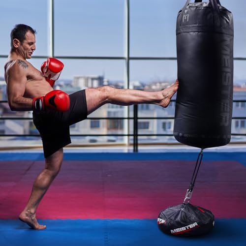 Meister Anker Double-End Boxing Heavy Bag Floor Anchor - style: ANKER w/ 10" & 24" Bungees