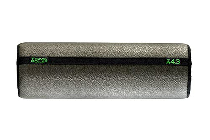 Travel Roller® Deluxe Foam Roller *Black* with Free Online Instructional Videos & Poster, Original (12.5" x 4.3")