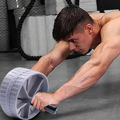 Ab Exercise Wheel Roller, Automatic Rebound Abdominal Exercise Wheel, Ab Exercise Roller Exercise Equipment with Comfortable Handle for Gym Body Fitness & Strength, Achieve Toned Core Muscles