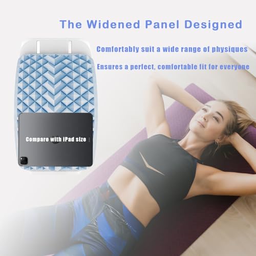 Pneumatic Back Stretcher For Lower Back Pain Relief - Stepless Air-Adjustable Lumbar Support Board With Extra-Wide Panel & Spinal Decompression Muscle Relaxation Spine Stretcher Back Cracker (Pink)