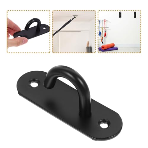 Outanaya Stainless Steel Resistance Band Wall Anchor 2pcs Heavy Duty Exercise Strap Mount Hooks for Home Gym Strength Training and Suspension Workouts