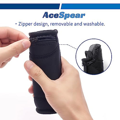 AceSpear Hand Weights for Women Men 1lb 2lbs 3lbs 4lbs Soft Dumbbells of 2, Detachable Walking Weight for Aerobics, Jogging, Running - color: Black, style: 4 lbs x 2