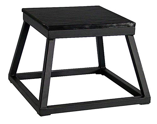 Ader Plyometric Platform Box Set- 12" Black, 18" White, 24" Red