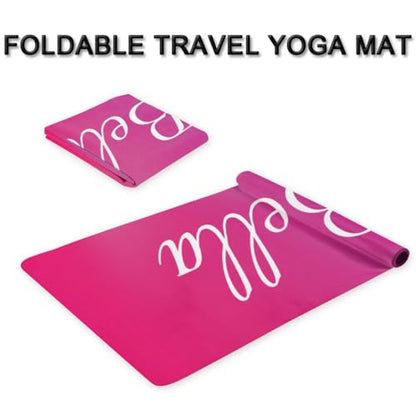Custom Name Yoga Mat,Personalized Travel Yoga Exercise Mat,Non Slip,Perfect for Kids & Adults,Gradient Color D Series