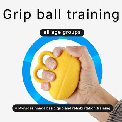 Hand Grip Strengthener for Seniors,Hand Exercise Ball for Patient Recovery Elderly Stroke Arthritis Physical Therapy Anxiety Stress Relief Pressure Squeeze for Yoga Muscles Massage