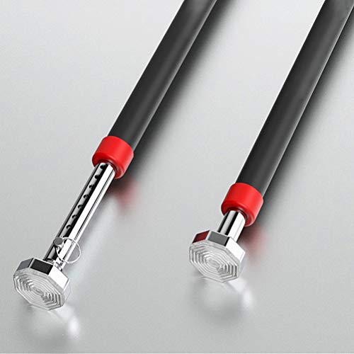Pullup Bars Doorway Chin Up Bar,No Screws Home Horizontal Bar with Locking Device, Gymnastic Rings Resistance Band Bar, 112138 Cm, Load 200kg