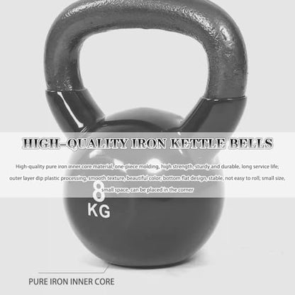 Kettlebell Weights Women's Fitness Shaping Kettle Bells, Home Squat Exercise Kettle Ball, Vest Line/Peach Buttocks, Create A Perfect Body Curve(Red-12kg)