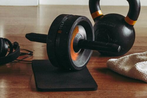 Ab roller Bselfish - Abdominal wheel exercise equipment for core workout - Fitness