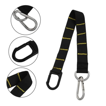 HEMOTON Fitness Sled Pulling Belt Adjustable Endurance Training Harness with Spring Buckle Durable Straps for Sled Pull Training for Home Gym Workouts and Athletes