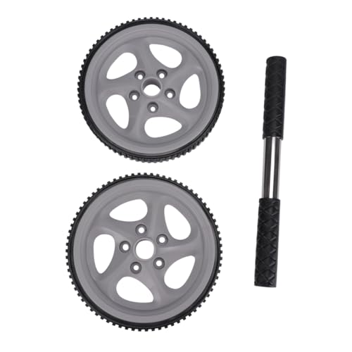 Multi-functional Dual Wheel Ab Roller for Core Strengthening Non-slip Exercise Roller Wheel Fitness Accessory for Home and Gym Workouts Suitable for Beginners and Advanced Users