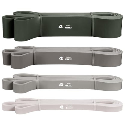 Retrospec Lift Resistance Pull Up Assistance Band Set for Working Out, Home Fitness, Toning, Stretching. Physical Therapy, Muscle Training & Exercise - Lightweight & Portable for Men & Women