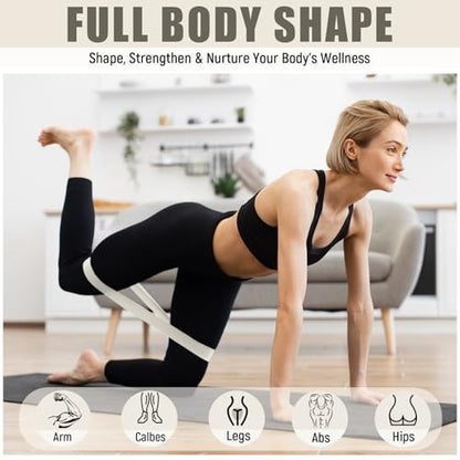 30 Pcs Resistance Bands Bulk Resistance Loop Elastic Exercise Bands Exercise Equipment for Women Men Home Pilates, Fitness, Gym, Yoga