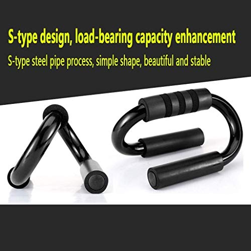 S Shape Push-up Stand Aluminium Alloy Home Fitness Chest Training Equipment