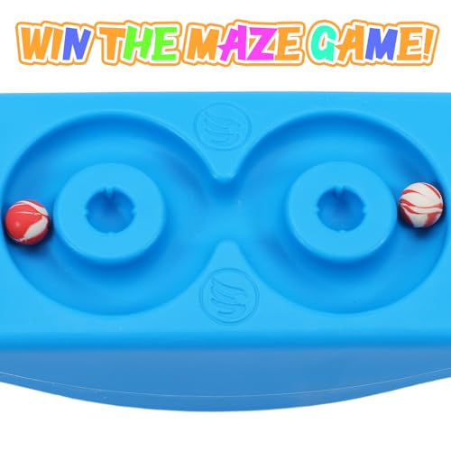 Seenelling 22.83" Maze Wobble Balance Board with 2 Balls 3 Anti-slip PE