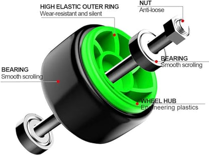 Exercise Wheels Stylish Exercise Roller Abdominal Wheel Foldable Abdominal Wheel Abdominal Muscle Wheel Rollers Home Dual Ab Roller Wheel New