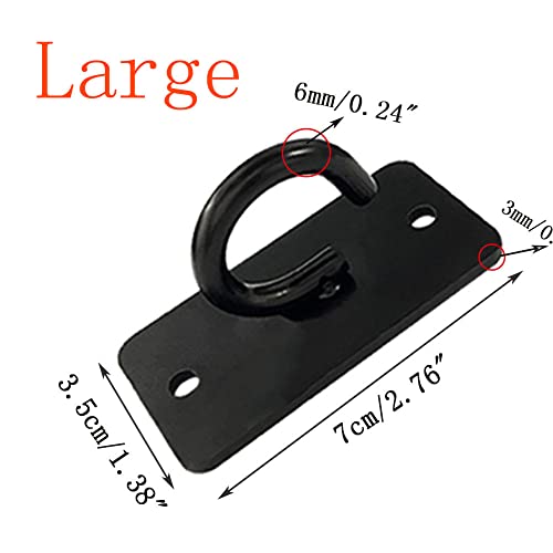 Ackron Small Wall Mount Workout Anchors Ceiling Mounted Hook Exercise Station for Strength Training Body Weight Straps Resistance Bands Yoga Home Gym Sports Fitness Accessories