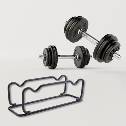DICOSMETIC 1Pc Barbell Rack Holder Black Iron Dumbbell Brackets Small Dumbbell Holder Dumbbells Storage Rack Floor Fitness Storage Racks Weight Holders for Dumbbells Space Saving