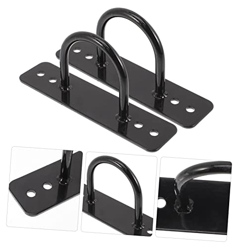 MAGICLULU 2Pcs Battle Rope Anchor Wall Ceiling Mount for Gym Rope Accessories Securely Holds Fitness Equipment Indoors Outdoors for Suspension Straps Gymnastic