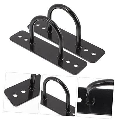 MAGICLULU 2Pcs Battle Rope Anchor Wall Ceiling Mount for Gym Rope Accessories Securely Holds Fitness Equipment Indoors Outdoors for Suspension Straps Gymnastic