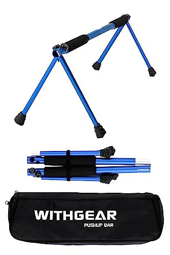 Push Up Bar – Folding Dip Bar for Home Workout, Lightweight & Portable Strength Training Equipment for Men & Women, Indoor & Outdoor Use (Hawk)
