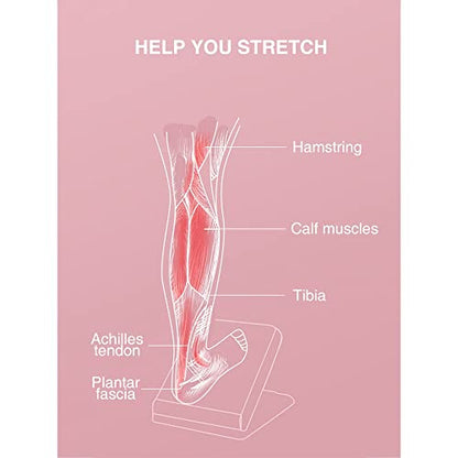 Folding Stretch Board Muscle Leg Calf Stretch Board Home Stand-up Slimming Stretch Yoga Fitness Sports Auxiliaryboard (Color : Green)