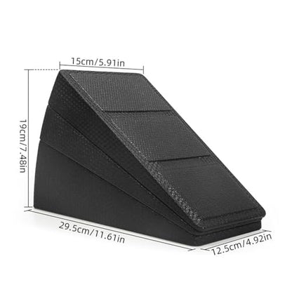 Slant Board - Adjustable Ergonomic Incline Balance Block | Incline Board for Calf Stretcher - for Men Women Youth Teens Leg Knees Heel Ankle Workout Exercise Fitness Yoga Pilates Home Gym Recover