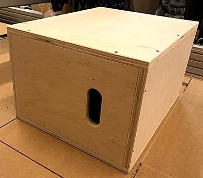 3 in 1 Plyometric Box: 12"x16"x20" Flatpack - Custom Logo Laser Engraved