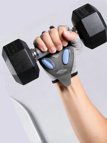 Women Workout Gloves Protection Dumbbell Glove Lightweight Breathable Glove - color: Black, size: Small