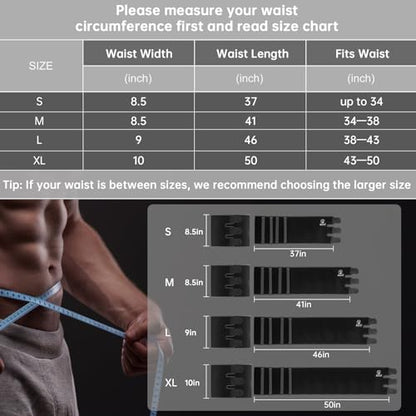 RIYA Waist Trimmer Sweat Waist Trainer for Women and Men Waist Sweat Belt Band Belly Stomach Wrap