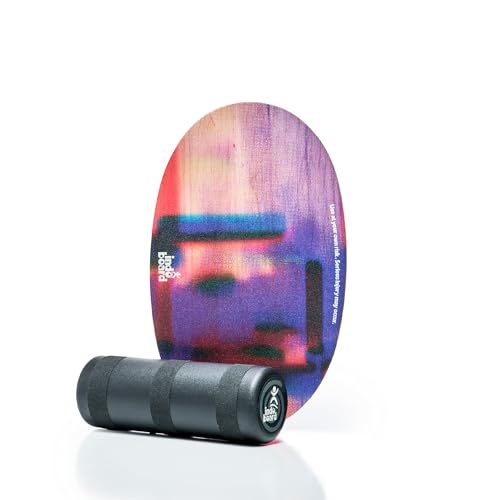 The Original Indo Board - Balance Board Trainer for Core Strength, Stability & Athletic Performance - Surfing, Skateboarding, Snowboarding, Yoga, Physical Therapy & More. Includes Board and Roller. - color: Country Road