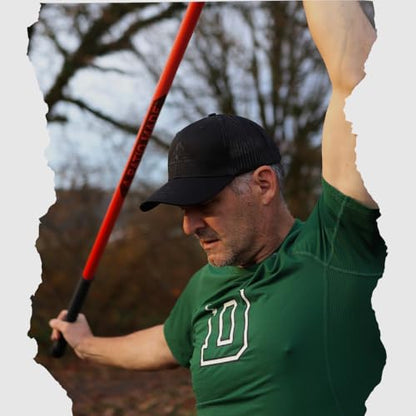 Stretch Stick, flexibility trainer, and mobility aid - color: Forest, size: 66 inches