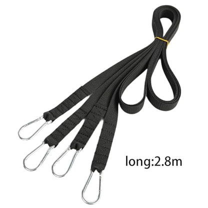 2X Sled Pull Straps Workout Weighted Sled Pulling Straps for Indoor Home Leg