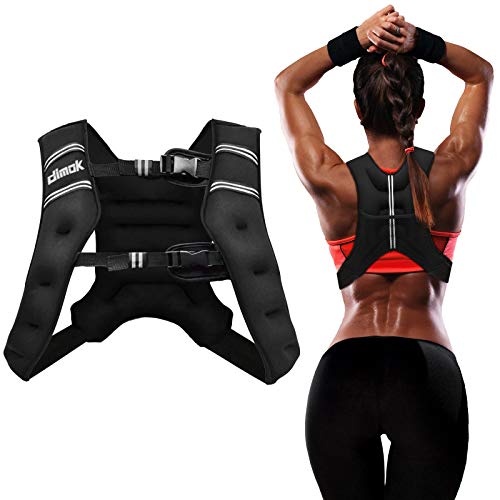Sport Weighted Vest Cardio Strength Training Workout Equipment Body Weight Vest for Running Walking Men Women 12 or 20 lbs (not adjustable weight)