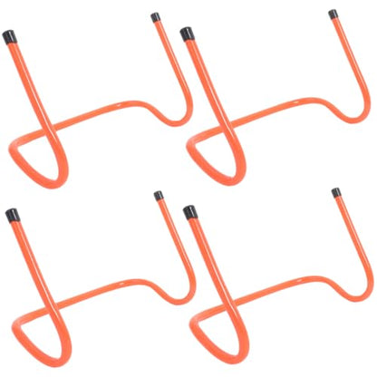 POPETPOP 4Pcs Plastic Training Hurdles Durable Agility Hurdles for Speed Training Professional Sports Track Hurdles for Football Training and Core Strength Exercises