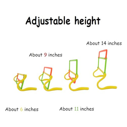 TNZMART Agility Hurdles, Adjustable Training Hurdles with 4 Heights and 3 High Visibility Colors for Soccer, Agility and Fitness Training