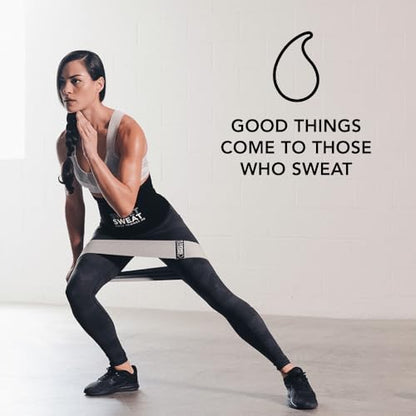 Sweet Sweat® Hip Bands with 3 Levels of Resistance - color: Gray