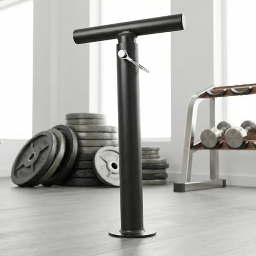 Adjustable Kettlebell Handle for Weight Plate, Heavy Duty Iron Construction, Fits Standard 2" Olympic Plates, DIY Kettlebell for Strength Training, CrossFit, Home Gym