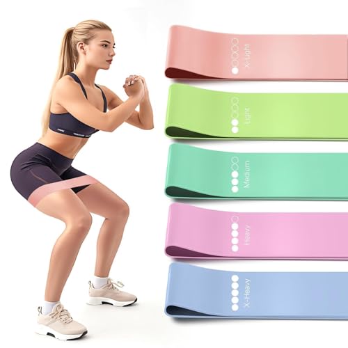 Latex Band for Working Out, Resistance Band for Men and Wowen, Rubber Band for Pilates and Yoga, Exercise Equipment for Legs, Arms, Chest, Back and Glutes