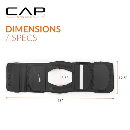 CAP Adjustable Weighted Vest 20–150 lbs for Strength Training, Running & Workouts, Weight Vest for Men & Women, Fitness Training Vest - style: 40lbs