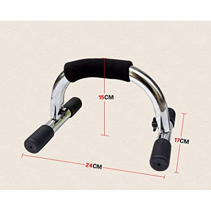 Push Up Bars Strength Training- Home Workout Equipment Pushup Handle with Foam Grip and Non-Slip Sturdy Structure Stands