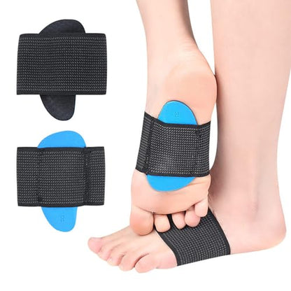 Arch support for plantar fasciitis relief, non-slip elastic arch support band, EVA cushioning, suitable for flat feet, collapsed arches, high arched feet, suitable for all shoes (Medium)