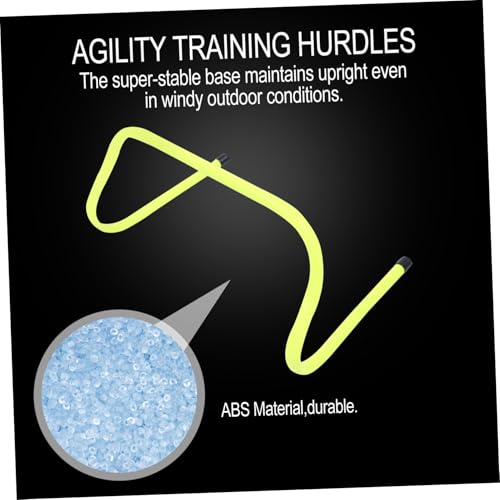 SUPVOX 6pcs Agility Hurdles for Football Training Flexible Speed Training Ladders for Boys and Girls Lightweight and for Sports Drills Coordination and Balance