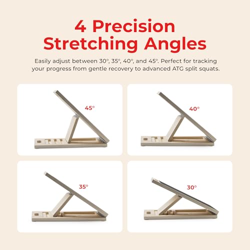 Sunny Health & Fitness Calf Stretcher and Foot Rocker for Plantar Tight Calves Relief Hamstring Ankle Strengthener Facetious Sling Stretch Fighter Stretching Device Mobility - style: Tan