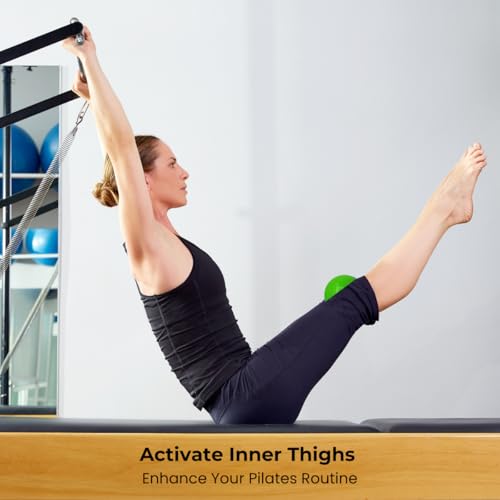 Pilates 4" (10cm) Mini Ball for AeroPilates, Yoga, Fitness, Strength, Mat Pilates - color: Blue