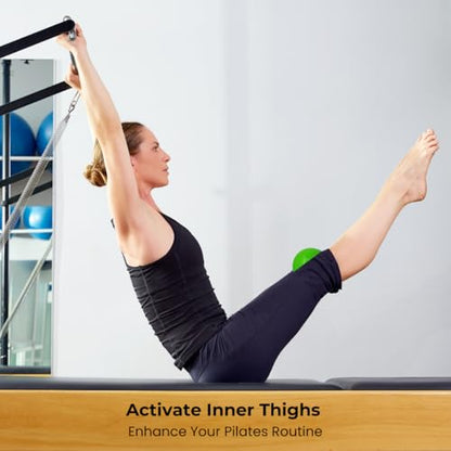 Pilates 4" (10cm) Mini Ball for AeroPilates, Yoga, Fitness, Strength, Mat Pilates - color: Blue